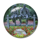 USA America Greensboro Garden 3D Fridge Magnet Crystal Glass