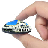 USA America Harrisburg Pennsylvania State Capitol 3D Fridge Magnet Crystal Glass