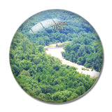 USA America Harrison Buffalo National River Park Arkansas 3D Fridge Magnet Crystal Glass