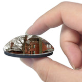 USA America Hartford Mark Twain House 3D Fridge Magnet Crystal Glass