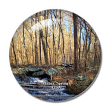 USA America Heber Springs Arkansas 3D Fridge Magnet Crystal Glass