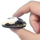 USA America Huntington Beach Pier 3D Fridge Magnet Crystal Glass