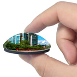 USA America Huntsville Alabama 3D Fridge Magnet Crystal Glass