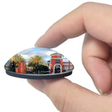 USA America Irvine Spectrum Center 3D Fridge Magnet Crystal Glass