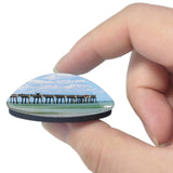 USA America Jacksonville Florida 3D Fridge Magnet Crystal Glass