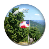 USA America Jasper Grand Canyon Arkansas 3D Fridge Magnet Crystal Glass