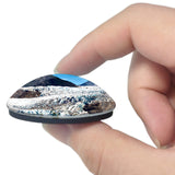USA America Juneau Mendenhall Glacier Alaska 3D Fridge Magnet Crystal Glass