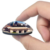 USA America Kansas line 3D Fridge Magnet Crystal Glass