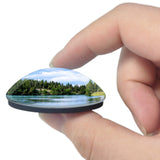 USA America Kenai River Alaska 3D Fridge Magnet Crystal Glass