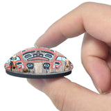 USA America Ketchikan Saxman Native Village Alaska 3D Fridge Magnet Crystal Glass