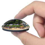 USA America Koloa Lawa'i Beach 3D Fridge Magnet Crystal Glass