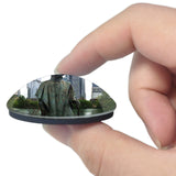 USA America Lady Bird Lake Austin 3D Fridge Magnet Crystal Glass