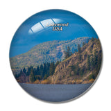 USA America Lakewood Colorado 3D Fridge Magnet Crystal Glass