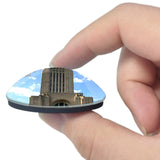 USA America Lincoln Nebraska State Capitol 3D Fridge Magnet Crystal Glass