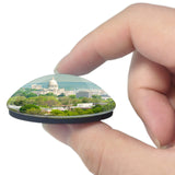 USA America Little rock Arkansas State Capitol 3D Fridge Magnet Crystal Glass