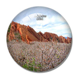 USA America Littleton Roxborough State Park Colorado 3D Fridge Magnet Crystal Glass
