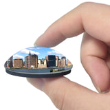 USA America Long Island 3D Fridge Magnet Crystal Glass