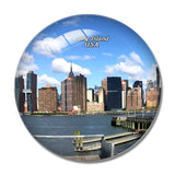 USA America Long Island 3D Fridge Magnet Crystal Glass