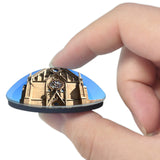 USA America Loretto Chapel Santa Fe 3D Fridge Magnet Crystal Glass