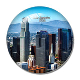 USA America Los Angeles California 3D Fridge Magnet Crystal Glass