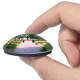 USA America Marietta Square 3D Fridge Magnet Crystal Glass