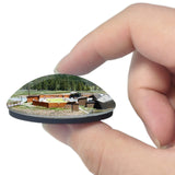 USA America Markleeville Park California 3D Fridge Magnet Crystal Glass