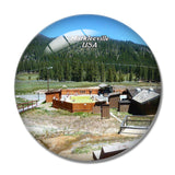 USA America Markleeville Park California 3D Fridge Magnet Crystal Glass