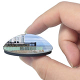 USA America Newport Cliff Walk 3D Fridge Magnet Crystal Glass