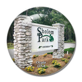 USA America Ocala Sholom Park 3D Fridge Magnet Crystal Glass