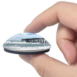 USA America Ocean  Beach 3D Fridge Magnet Crystal Glass