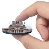 USA America Olympia Capitol 3D Fridge Magnet Crystal Glass