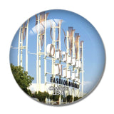 USA America Ontario Mills 3D Fridge Magnet Crystal Glass