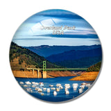 USA America Overland Park Kansas Deanna Rose Children's Farmstead 3D Fridge Magnet Crystal Glass