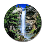 USA America Pagosa Springs Treasure Falls Colorado 3D Fridge Magnet Crystal Glass