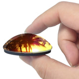 USA America Palm Tree Hawaii 3D Fridge Magnet Crystal Glass