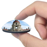 USA America Pasadena California  Hall 3D Fridge Magnet Crystal Glass