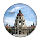 USA America Pasadena California  Hall 3D Fridge Magnet Crystal Glass