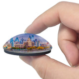 USA America Philadelphia 3D Fridge Magnet Crystal Glass