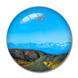 USA America Phoenix Road 3D Fridge Magnet Crystal Glass