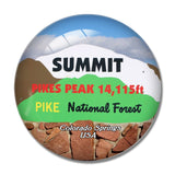 USA America Pikes Peak Colorado Springs 3D Fridge Magnet Crystal Glass