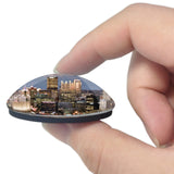 USA America Pittsburgh Landscape 3D Fridge Magnet Crystal Glass