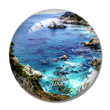 USA America Point Lobos Big Sur California Carmel 3D Fridge Magnet Crystal Glass