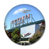 USA America Rancho Cucamonga Victoria Gardens 3D Fridge Magnet Crystal Glass