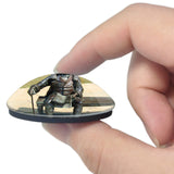 USA America Rapid  Statue 3D Fridge Magnet Crystal Glass