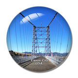 USA America Royal Gorge Bridge and Park Colorado 3D Fridge Magnet Crystal Glass