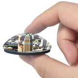 USA America San Antonio scape 3D Fridge Magnet Crystal Glass