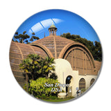 USA America San Diego Balboa Park 3D Fridge Magnet Crystal Glass