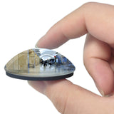 USA America Santa Ana California 3D Fridge Magnet Crystal Glass