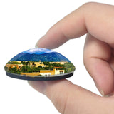 USA America Santa Fe New Mexico 3D Fridge Magnet Crystal Glass