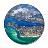 USA America Sarasota Siesta 3D Fridge Magnet Crystal Glass